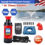 1HP Pond Fountain Aerator with 100' Cable