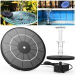 AISITIN 3.5W Solar Fountain Pump for Ponds