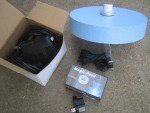 Floating Pond Fountain with Lights and Nozzles