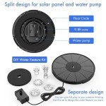 AISITIN 3.5W Solar Fountain Pump for Ponds
