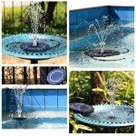 AISITIN 3.5W Solar Fountain Pump for Ponds