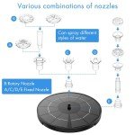 AISITIN 3.5W Solar Fountain Pump for Ponds
