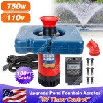 1HP Floating Pond Fountain with 100’ Cable