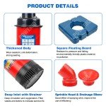 1HP Floating Pond Fountain with 100’ Cable