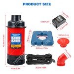 1HP Floating Pond Fountain with 100’ Cable
