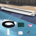 Stainless Steel Pond Fountain Waterfall Spillway Kit