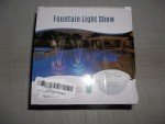 Rechargeable Floating Pool Fountain with Underwater Lights