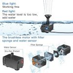 Upgraded Solar Pond Water Pump Kit with Stake