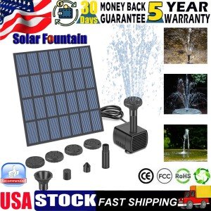 Solar Floating Fountain Pump for Bird Baths
