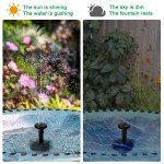 Solar Floating Fountain Pump for Bird Baths