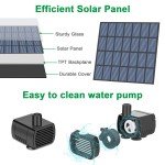 Solar Floating Fountain Pump for Bird Baths
