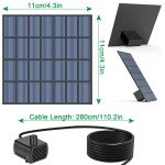 Solar Floating Fountain Pump for Bird Baths