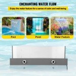 LED Color Changing Pool Waterfall Fountain Kit