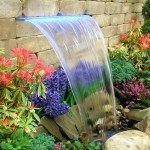 LED Color Changing Pool Waterfall Fountain Kit
