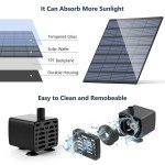 Solar Water Pump Kit for Ponds and Bird Baths