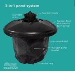 TOTALPOND 400-GPH Floating Fountain with Lights