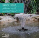 TOTALPOND 400-GPH Floating Fountain with Lights