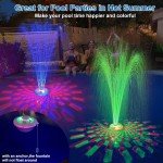 Rechargeable Floating Pool Fountain with Light Show