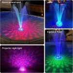 Rechargeable Floating Pool Fountain with Light Show
