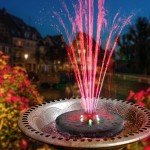 Solar Floating Fountain Water Pump for Gardens