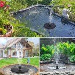 Solar Floating Fountain Water Pump for Gardens