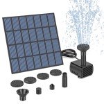 Solar Floating Fountain Pump for Ponds and Gardens