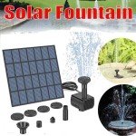 Solar Water Pump Kit for Pond Fountains
