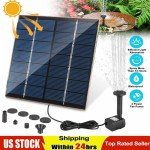 Solar Water Pump Kit for Pond Fountains