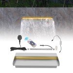 12-Inch LED Lighted Pool Fountain with Remote