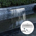 12-Inch LED Lighted Pool Fountain with Remote