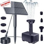 Upgraded Solar Fountain Pump for Outdoor Ponds