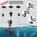 Upgraded Solar Fountain Pump for Outdoor Ponds