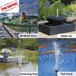 Upgraded Solar Fountain Pump for Outdoor Ponds