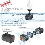 Upgraded Solar Fountain Pump for Outdoor Ponds