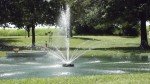 Floating Fountain with 3 Bright Lights, 1/2 HP