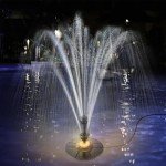 Floating Pool Fountain with LED Lights & 2 Modes