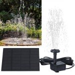 Solar Powered Fountain Pump Kit for Ponds