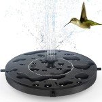 Solar Pond Pump Water Kit with Battery Fountain