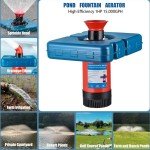 1HP Pond Fountain Aerator with 100' Cable