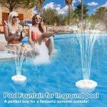 Colorful Rechargeable Floating Pool Fountain Light