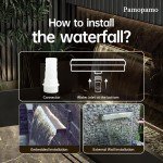 Stainless Steel Pool Fountain with LED Light