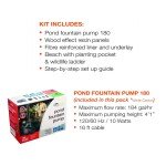 Pennington Aquagarden Complete Pond Fountain Kit