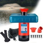 Powerful 110V Pond Fountain Aerator with Pump