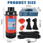 Powerful 110V Pond Fountain Aerator with Pump