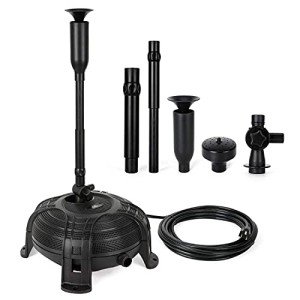 650 GPH Submersible Pump & Fountain Kit