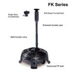 650 GPH Submersible Pump & Fountain Kit
