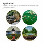 200L/H Solar-Powered Fountain Pump for Ponds