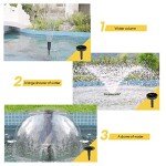 VIVOHOME 660 GPH Submersible Pond Fountain Kit