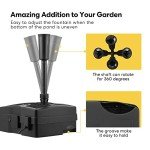 VIVOHOME 660 GPH Submersible Pond Fountain Kit