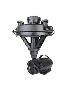 Floating Pond Fountain with Lights - 1/4 HP